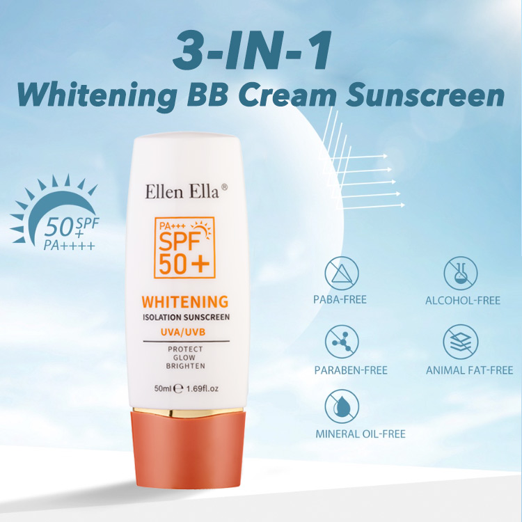 Centella asiatica 3-in-1 whitening sunscreen - SPF 50+ PA+++ -UVA UVB Blue Light Protection -₱1198 for 2 pcs